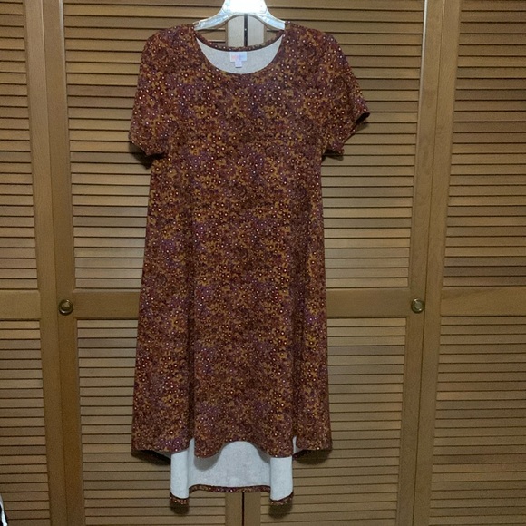 LuLaRoe Dresses & Skirts - LuLaRoe Burnt Orange Dress Medium M
